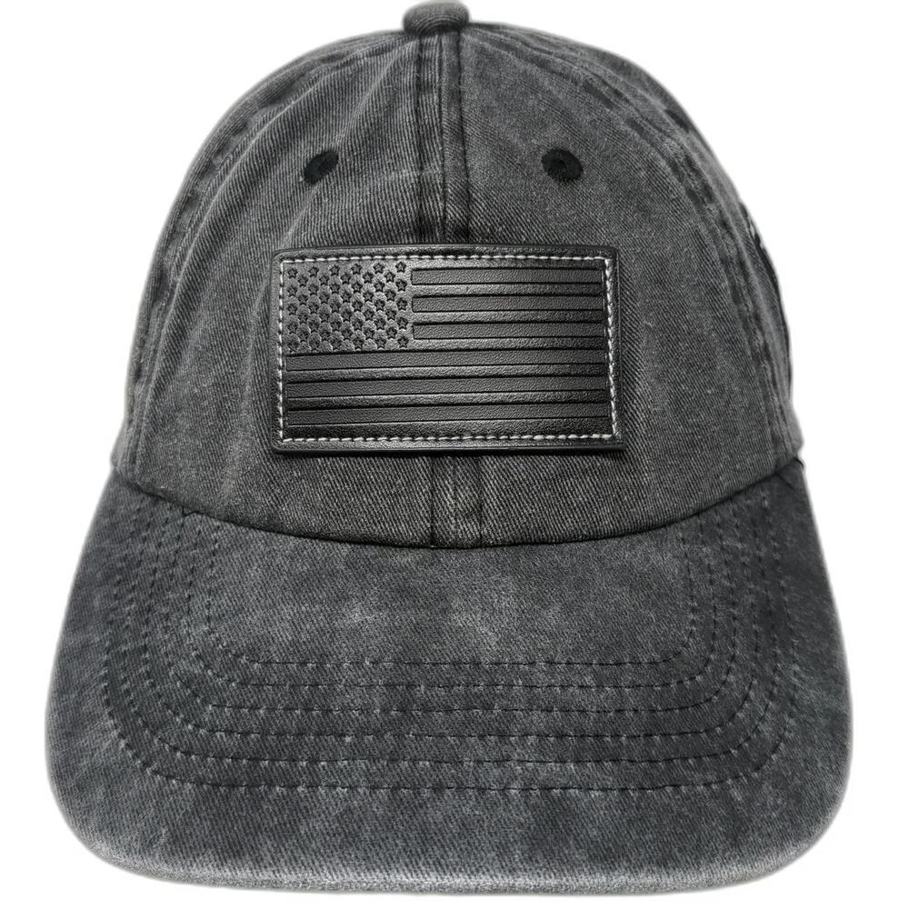 Ford Snapback Hat Gray One Size American Flag Patch Built Tough Idaho Stores
